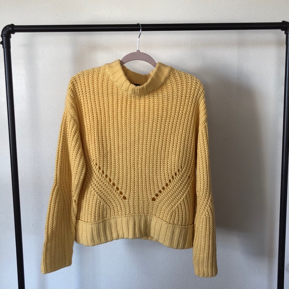 Yellow Knit Sweater